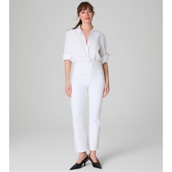 SPANX • Women’s White Kick Flare SPANXshape™ EveryWear Jeans - Picture 2 of 6